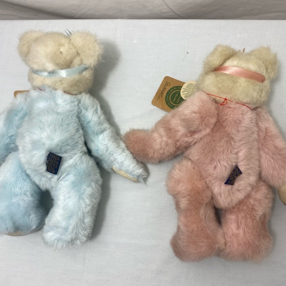 Blue and Pink Ultra Soft Plush Boyds Bears -The Archive Collection Genevieve - Picture 4 of 9